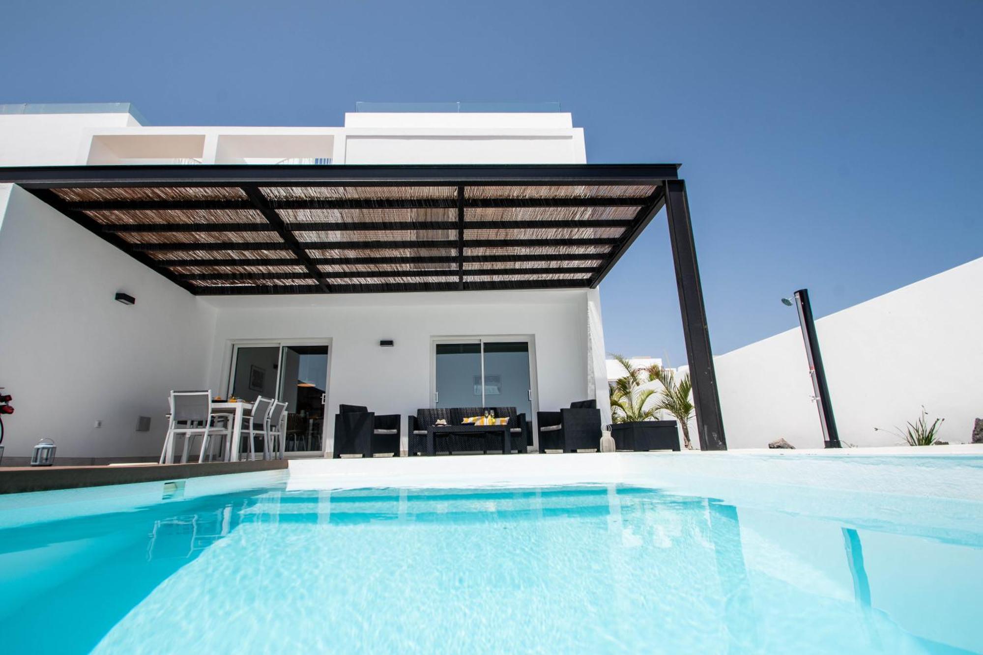 Serena Villa 38 - Heated Pool, Sea Views, Ac, High Speed Internet Playa Blanca Dış mekan fotoğraf