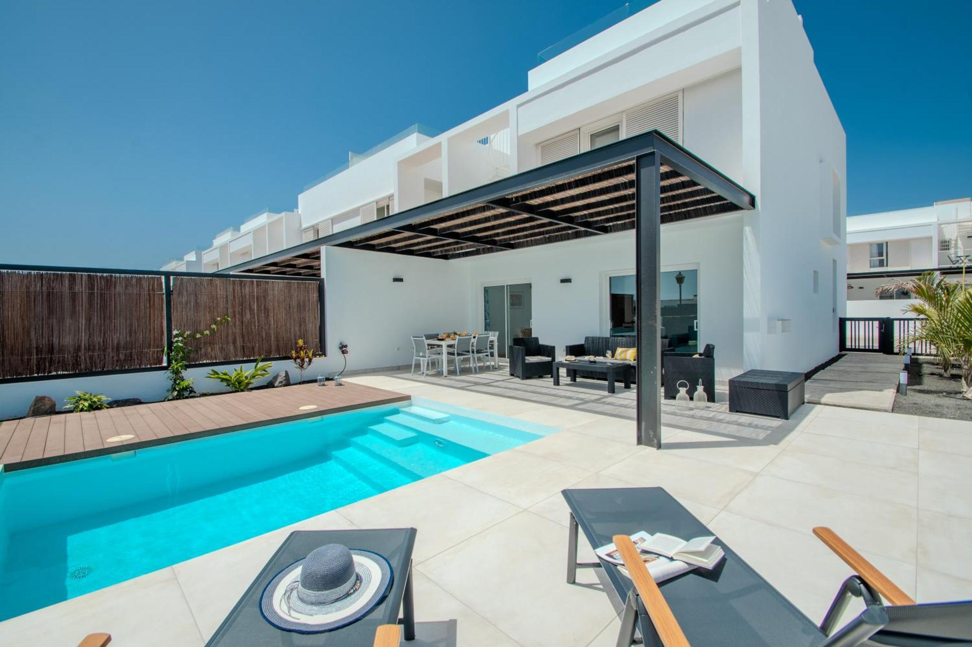 Serena Villa 38 - Heated Pool, Sea Views, Ac, High Speed Internet Playa Blanca Dış mekan fotoğraf